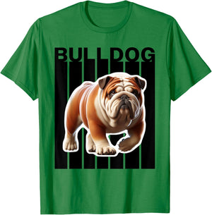 Bulldog dog lovers Men Women Kids T-Shirt - T-Shirt | Irish Green