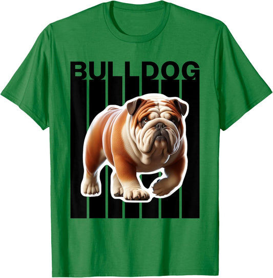 Bulldog dog lovers Men Women Kids T-Shirt - T-Shirt | Irish Green