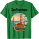 San Francisco California Souvenir T-Shirt - T-Shirt | Irish Green