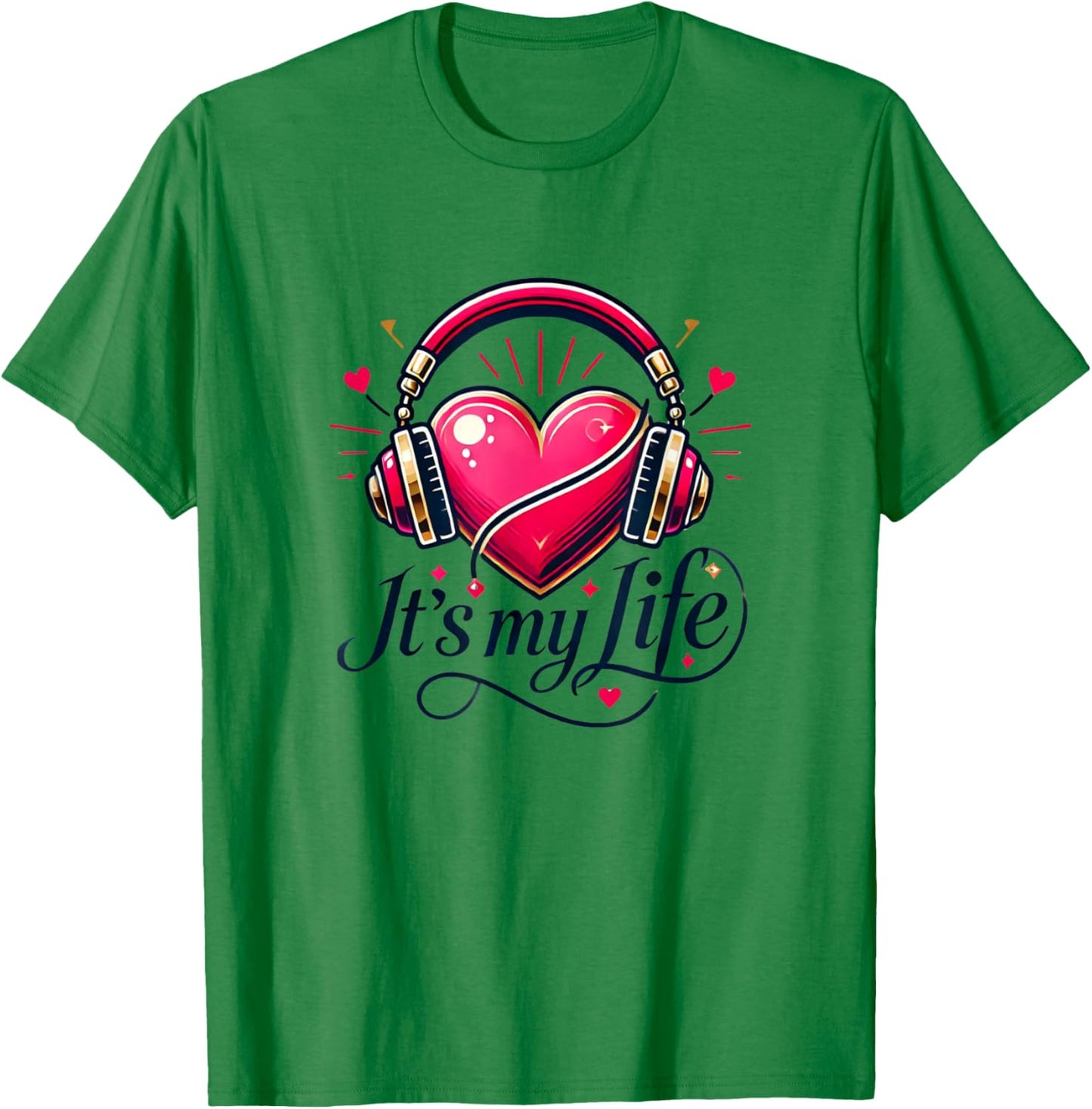 & Juliet My Life Musical Theatre Heart Musicals T-Shirt - T-Shirt | Irish Green
