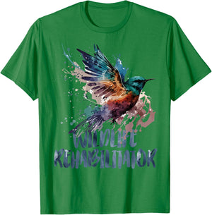 Wildlife Day Save Birds Protection Wildlife Rehabilitator T-Shirt - T-Shirt | Irish Green