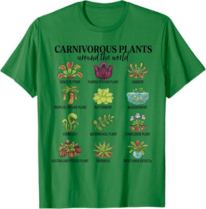 Plantes Carnivores dans Le Monde Entier T-Shirt - T-Shirt | Irish Green
