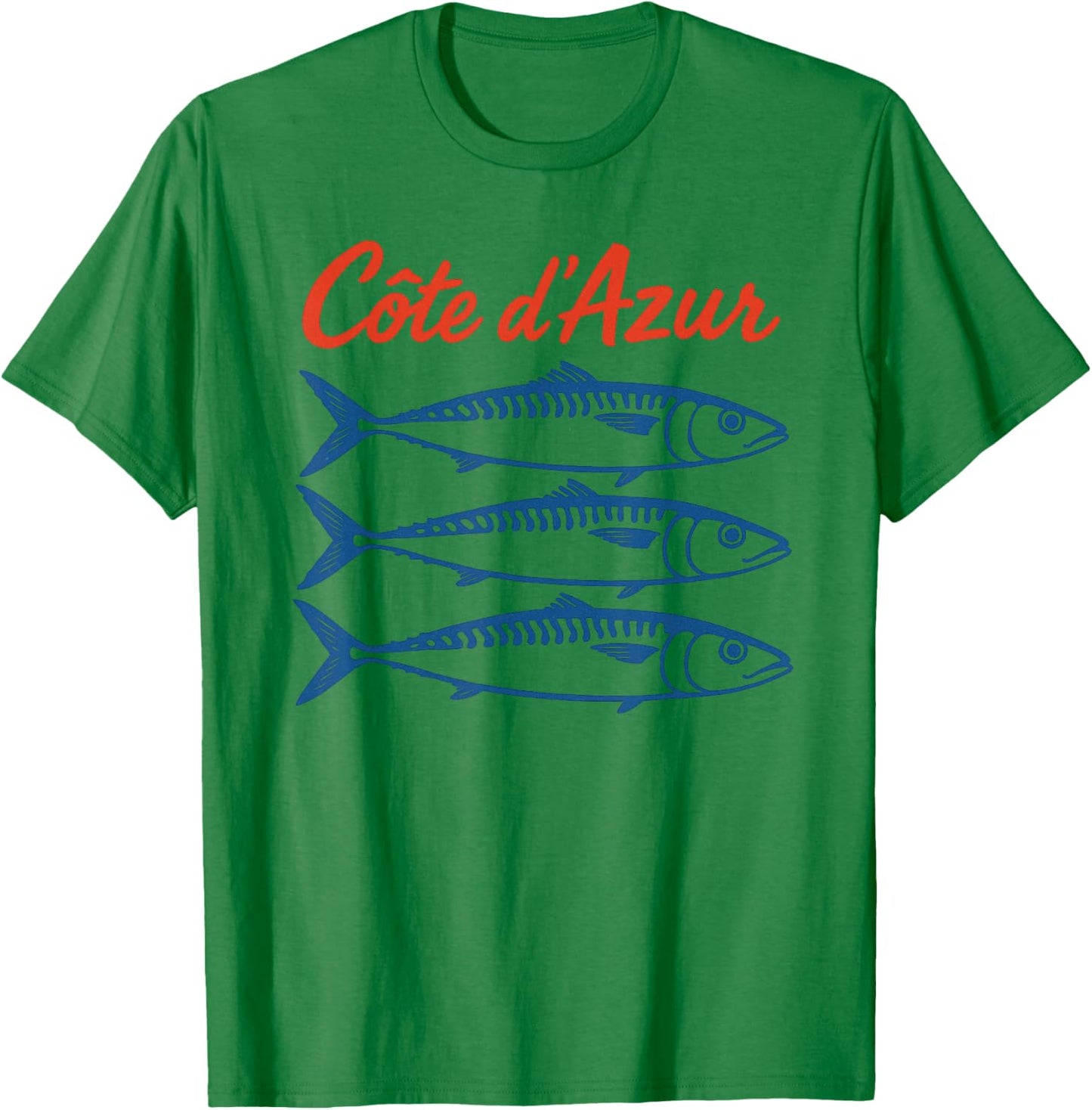 Côte d'Azur Sardinen T-Shirt - T-Shirt | Irish Green