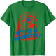 WTF is A Kilometer Patriotic Eagle Humor 4th of July T-Shirt - T-Shirt | Irish Green