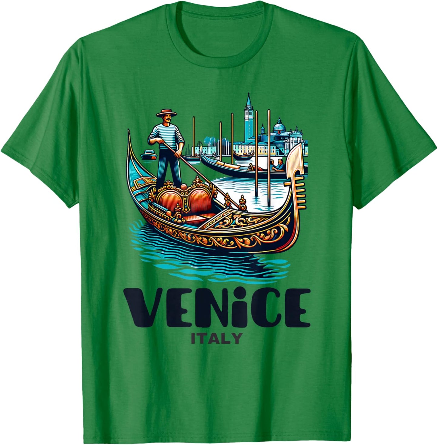 Souvenir of Venice , white, S T-Shirt - T-Shirt | Irish Green