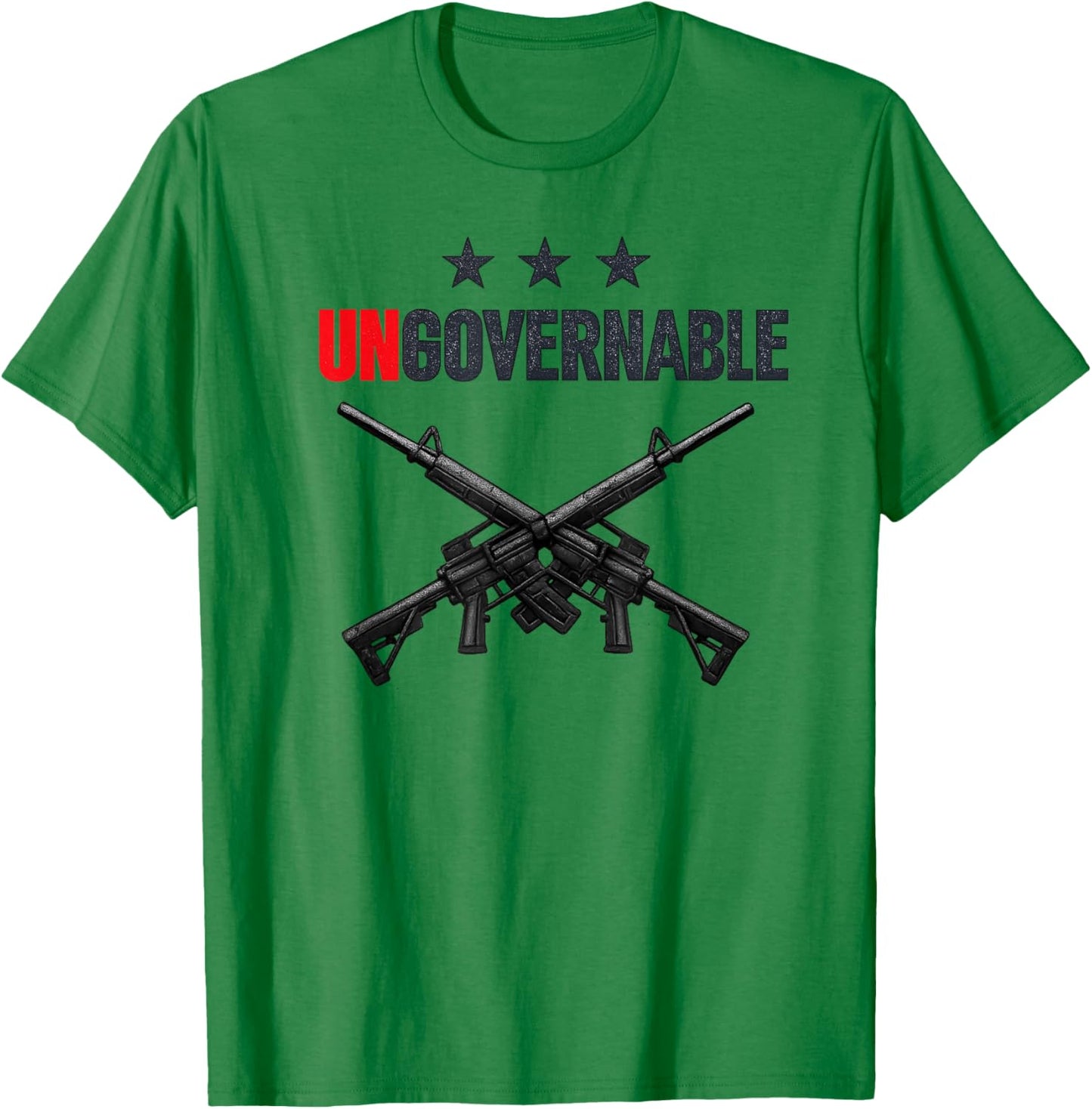 Ungovernable Designed by Obi's T-Shirt - T-Shirt | Irish Green