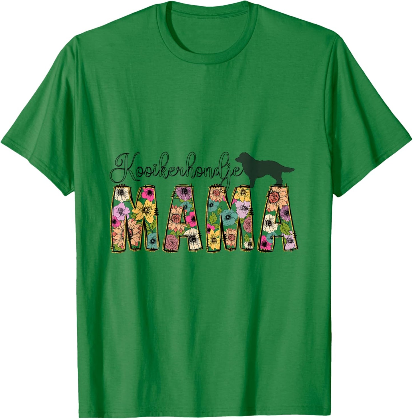 Kooikerhondje Dog T-Shirt - T-Shirt | Irish Green