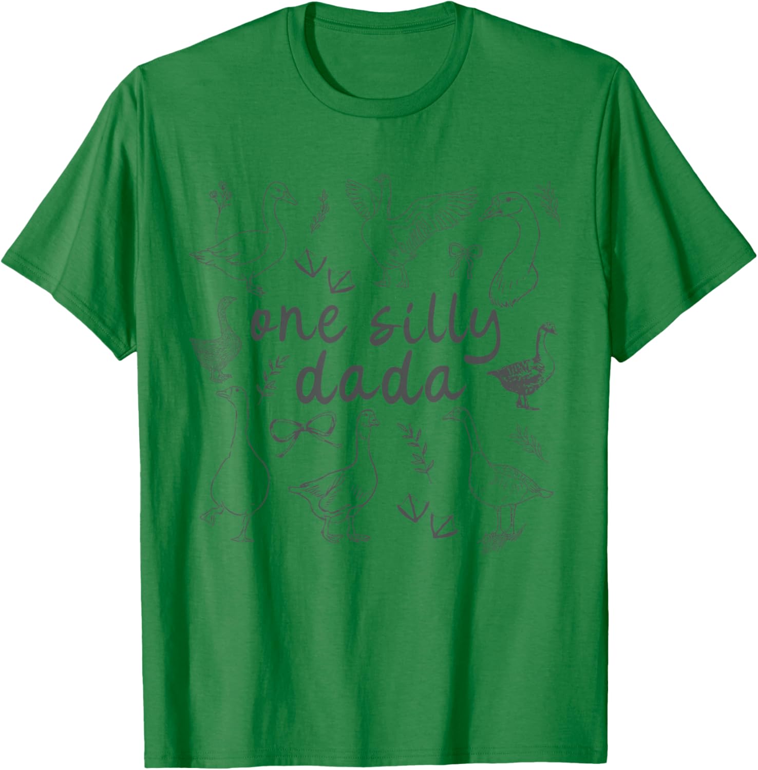 One Silly Goose Mom 1st First Birthday Family Matching T-Shirt - T-Shirt | Irish Green