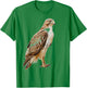 Hawk Animal Bird Graphic Art Hawk T-Shirt - T-Shirt | Irish Green