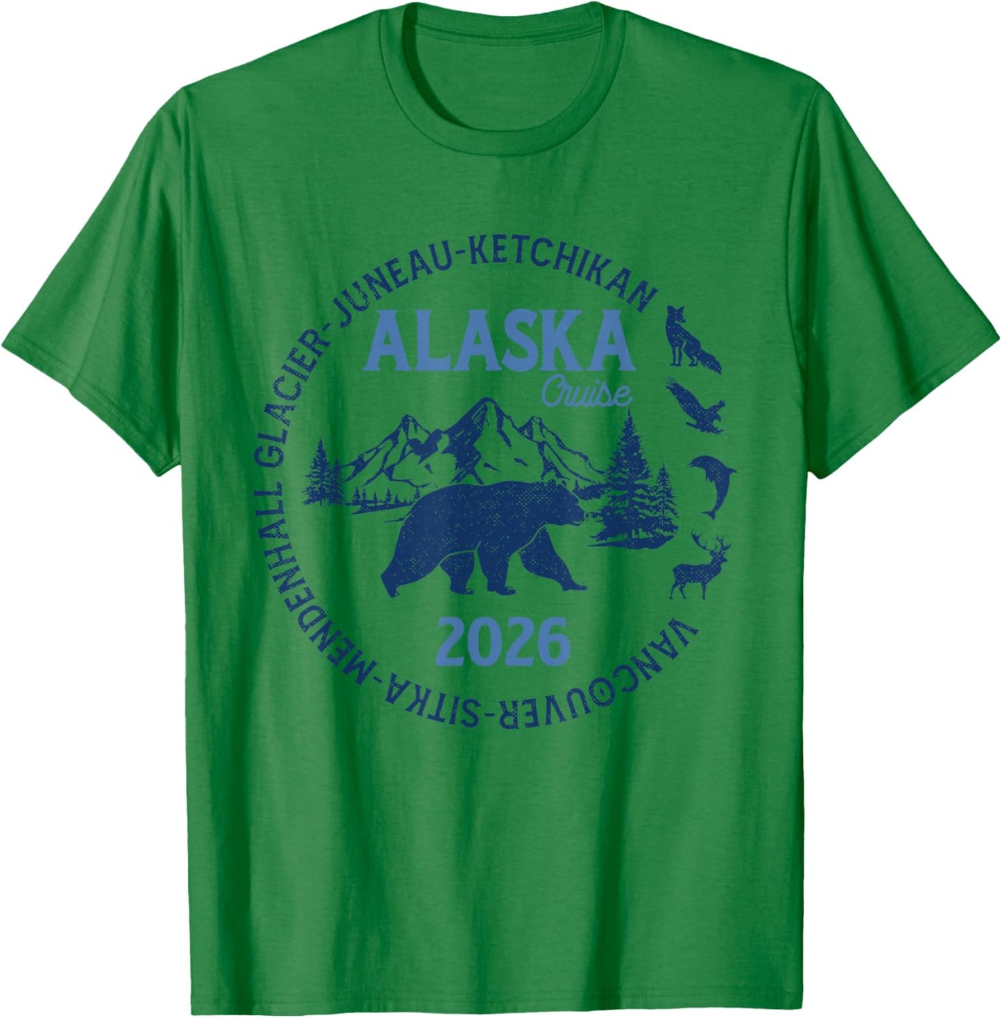 Family Friends Vacation Travel Matching T-Shirt - T-Shirt | Irish Green