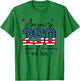 250 Years of Freedoom America Anniversary USA 250th Birthday T-Shirt - T-Shirt | Irish Green