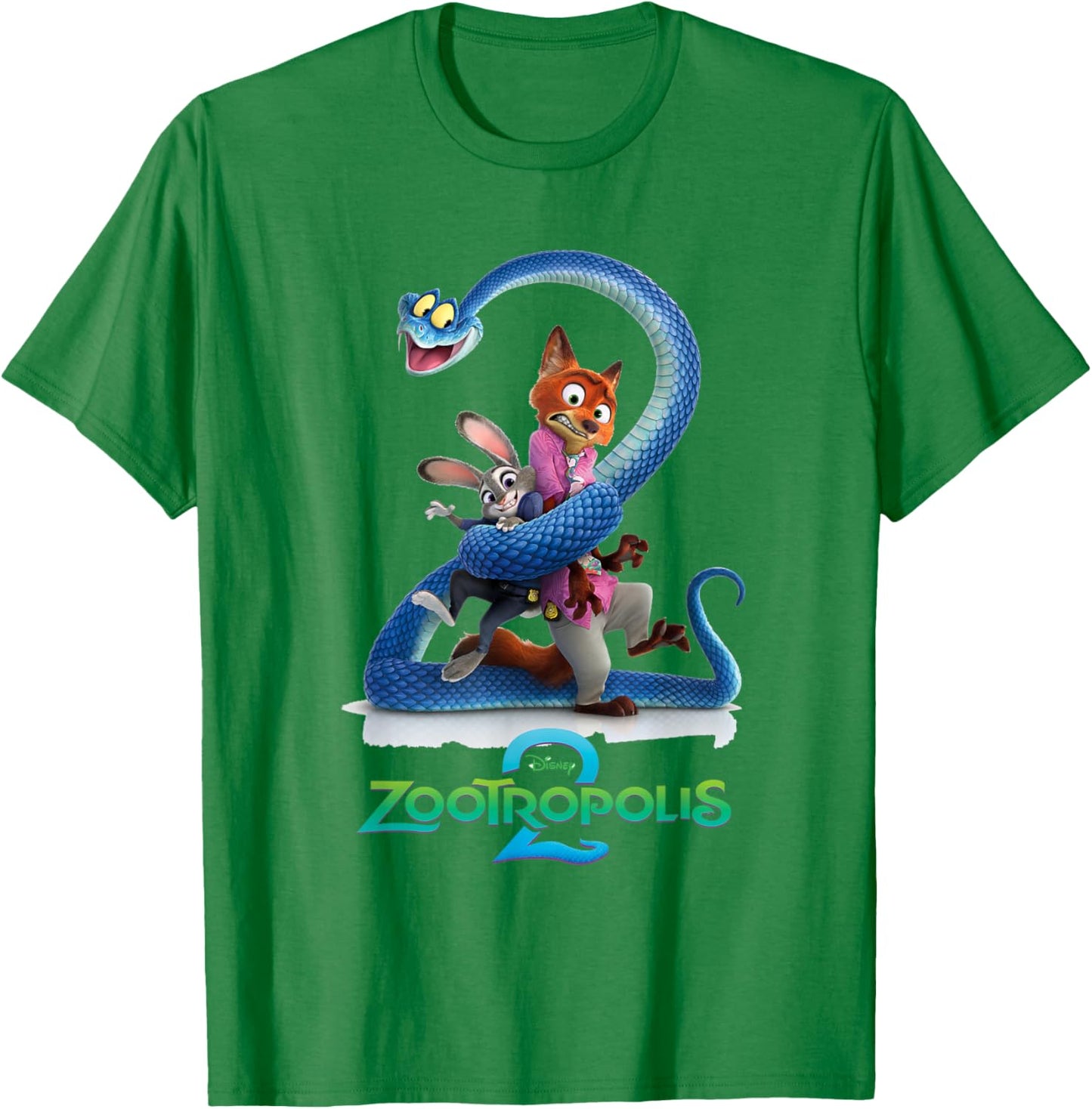 Zootopia Poster T-Shirt - T-Shirt | Irish Green