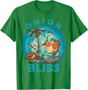 Onion Bliss Caramelized Onion Homesteading Cook Chef Vegan T-Shirt - T-Shirt | Irish Green