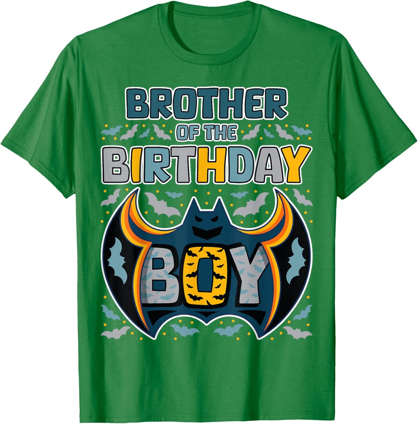 Brother of the Birthday Boy Family Party Kids Boys Matching T-Shirt - T-Shirt | Irish Green