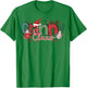 Granny Claus Christmas Pajama Santa Claus Family Matching T-Shirt - T-Shirt | Irish Green