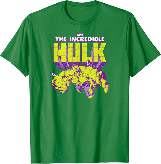 Hulk - Logo Pose T-Shirt - T-Shirt | Irish Green