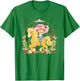 Strawberry Shortcake Cute Berry Country Retro Chest Frame T-Shirt - T-Shirt | Irish Green