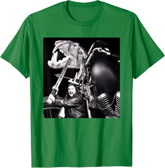 Meatloaf Bad Attitude Tour 1985 By Simon Fowler T-Shirt - T-Shirt | Irish Green