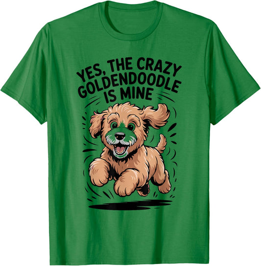 Cute Pet Cross Dog Mix Breed Poodle Cool Funny Goldendoodle T-Shirt - T-Shirt | Irish Green