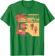 Minecraft Mobs Invading The Beach Retro Poster T-Shirt - T-Shirt | Irish Green