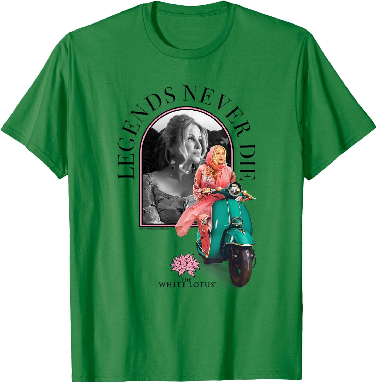 The White Lotus HBO Original Series Legends Never Die T-Shirt - T-Shirt | Irish Green