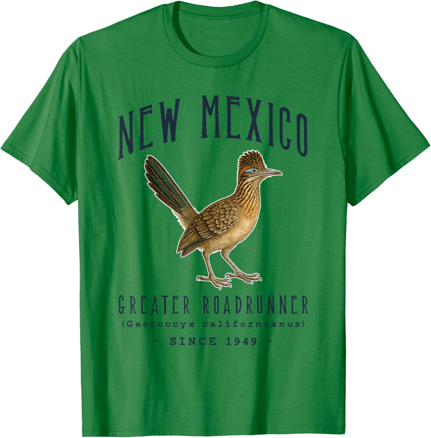 New Mexico Greater Roadrunner Bird T-Shirt - T-Shirt | Irish Green