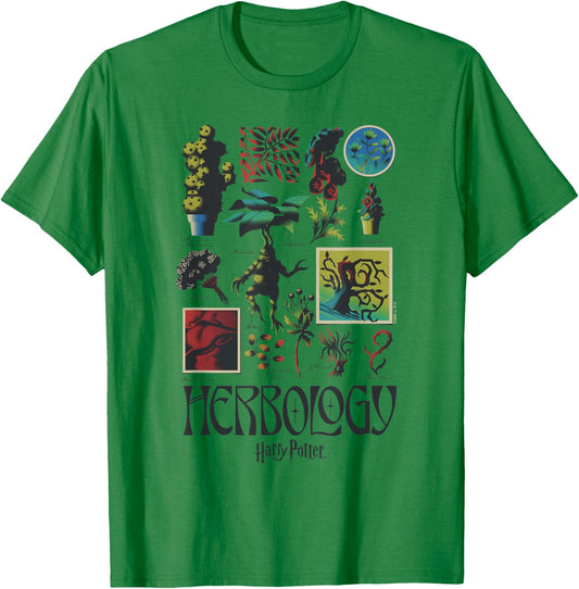 Harry Potter Herbology Textbook T-Shirt - T-Shirt | Irish Green