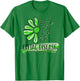 Celiac Disease Awareness Trendy Floral Messy Brushstroke T-Shirt - T-Shirt | Irish Green
