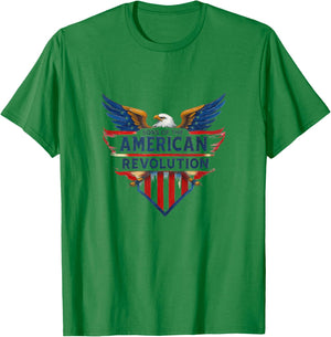 Sons American Revolution Eagle Logo Liberty and Country USA T-Shirt - T-Shirt | Irish Green