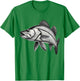 Snook Robalo Game Fish Vintage Fishing Lovers Gifts T-Shirt - T-Shirt | Irish Green