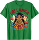 Sri Lankan Girl in Traditional Dress with Lotus Flowers Kids T-Shirt - T-Shirt | Irish Green