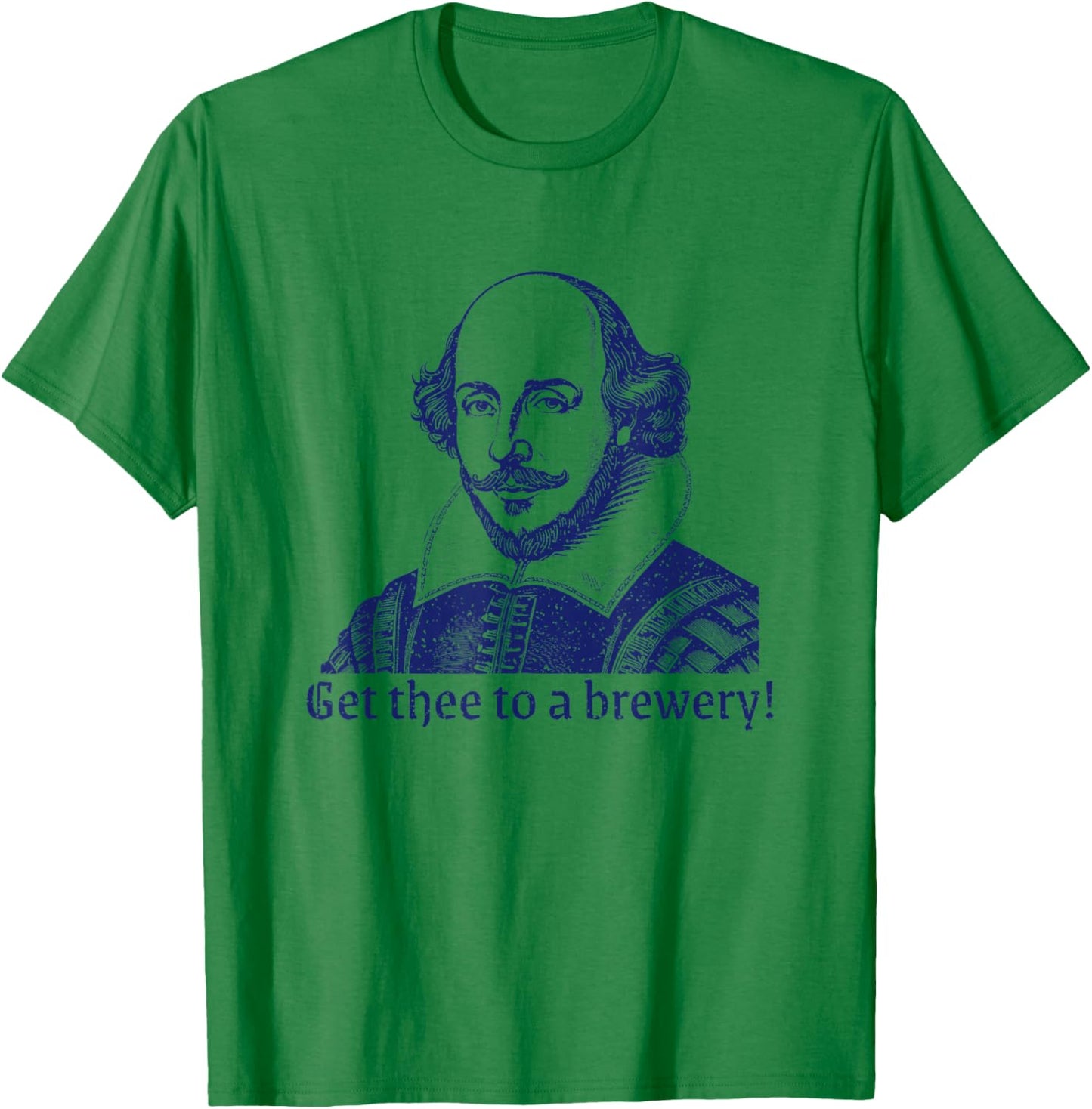 Shakespeare Shirt, Beer Shirts , Graphic Men T-Shirt - T-Shirt | Irish Green