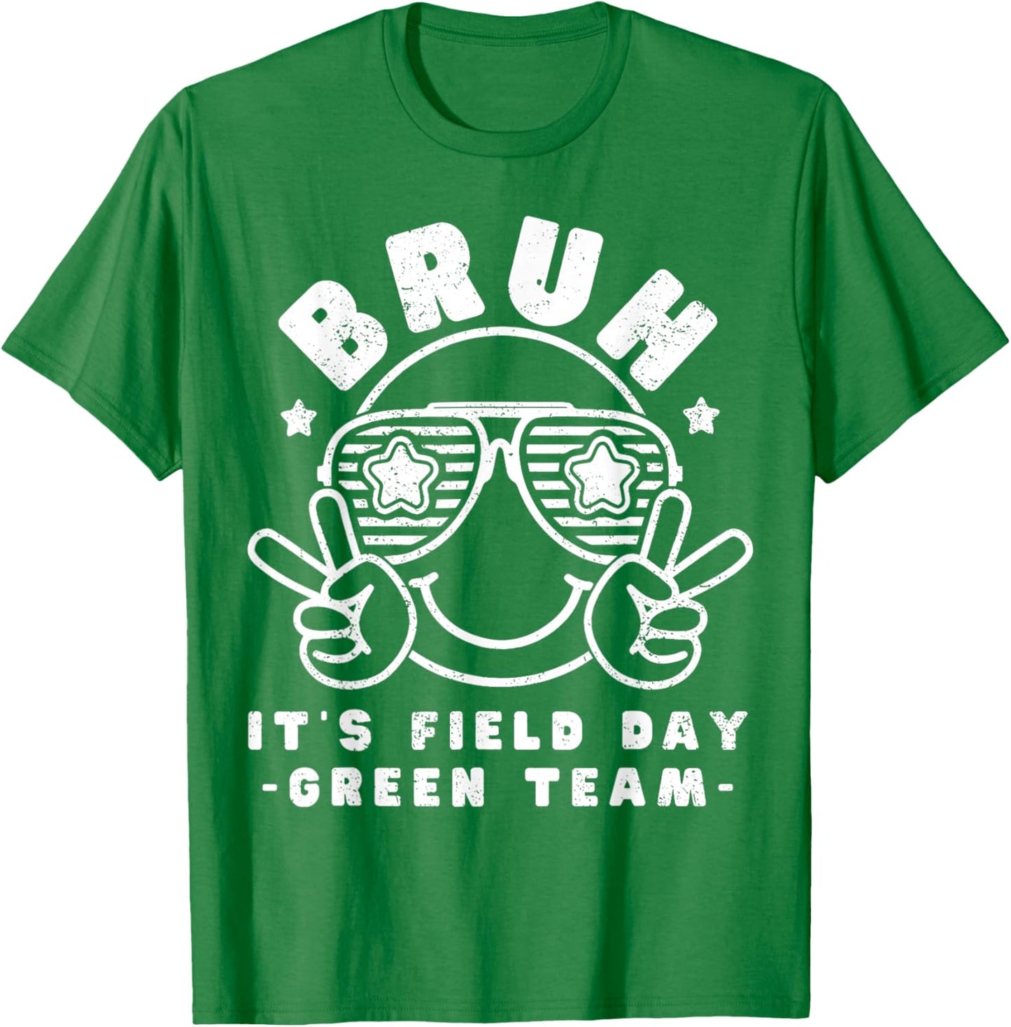 Bruh It's Field Day Green Team, Last Day of School T-Shirt - T-Shirt | Irish Green