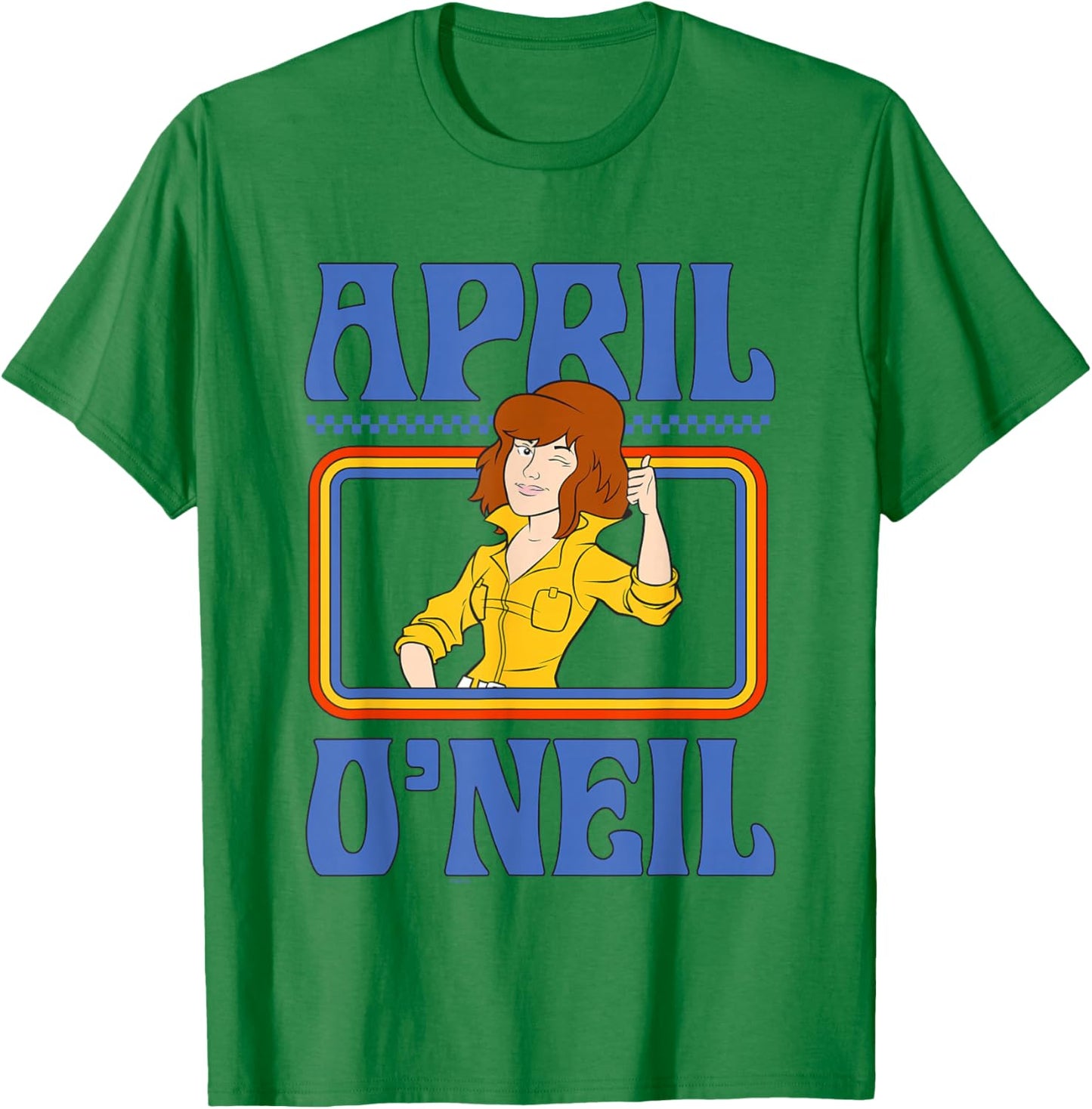 Teenage Mutant Ninja Turtles April O'Nel Vintage Portrait T-Shirt - T-Shirt | Irish Green