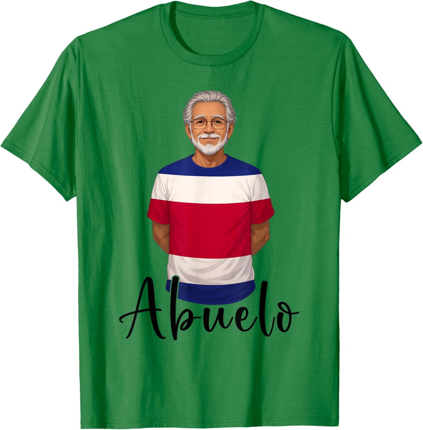 Granddad Costa Flag Grandfather Grandpa Abuelo Costa Rica T-Shirt - T-Shirt | Irish Green