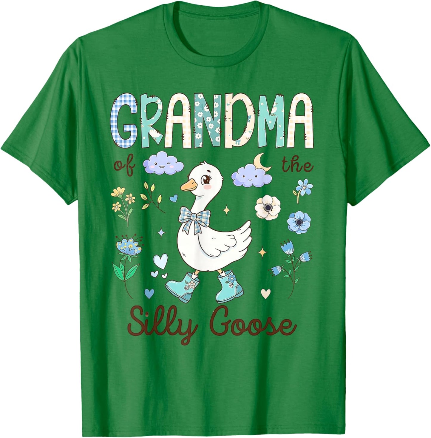 Grandma of The Silly Goose 1st Birthday Party Toddler Girls T-Shirt - T-Shirt | Irish Green