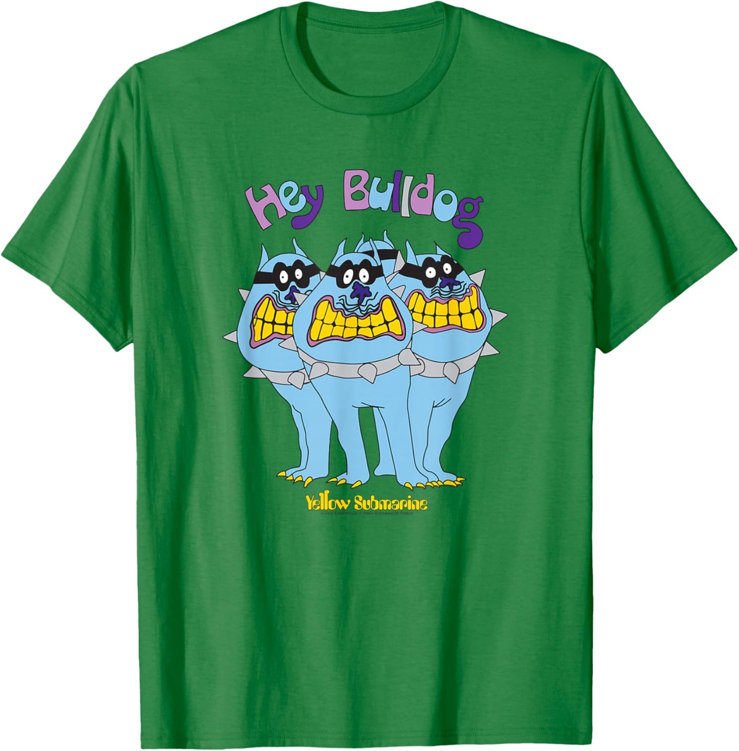 The Beatles Yellow Submarine Hey Bulldog T-Shirt - T-Shirt | Irish Green