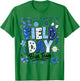 Field Day Blue Team Funny for Kids Teacher Field Day Games T-Shirt - T-Shirt | Irish Green