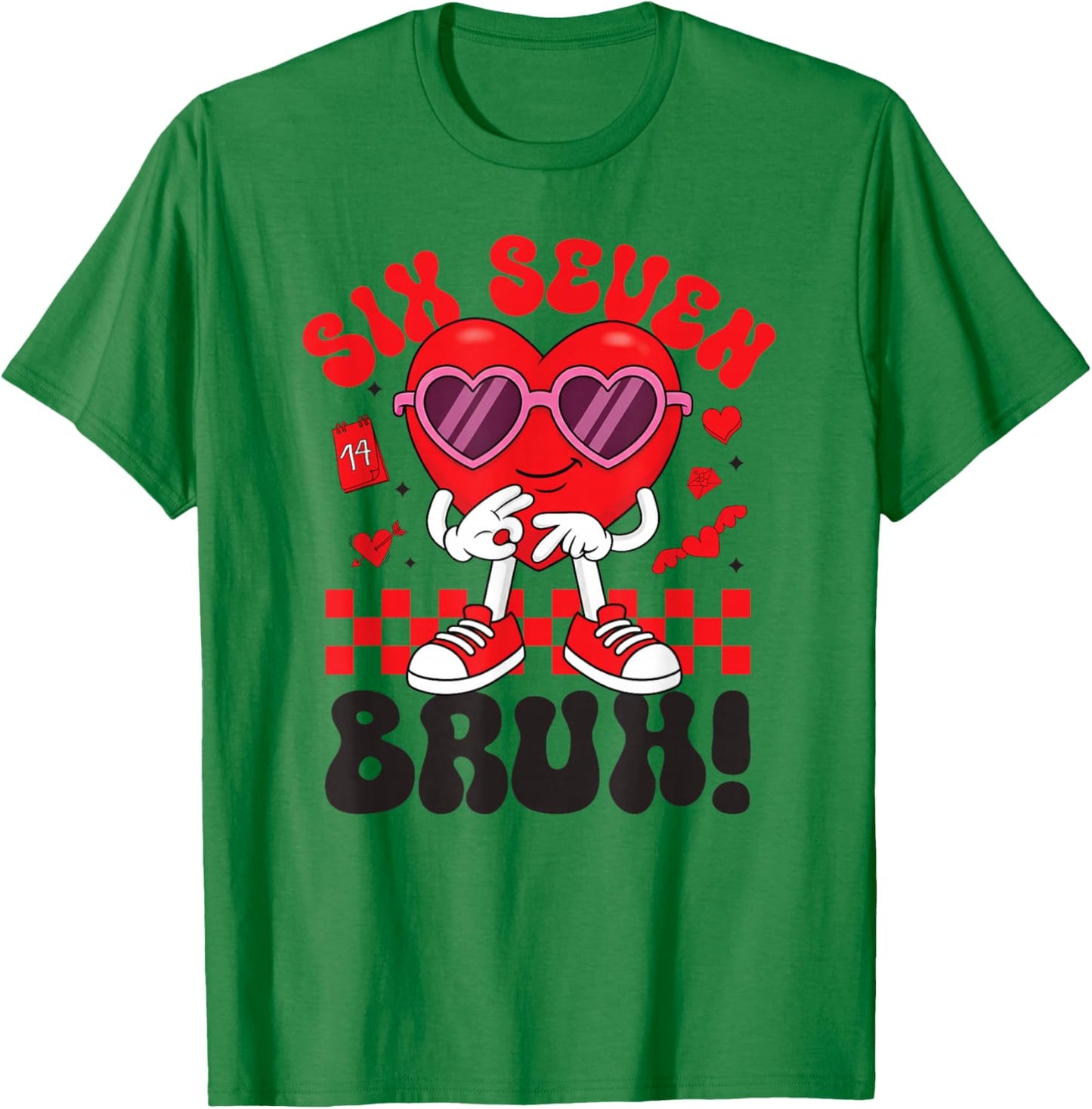 67 Six Seven 6-7 Sweet Italian Brainrot Kids Meme Shirt T-Shirt - T-Shirt | Irish Green