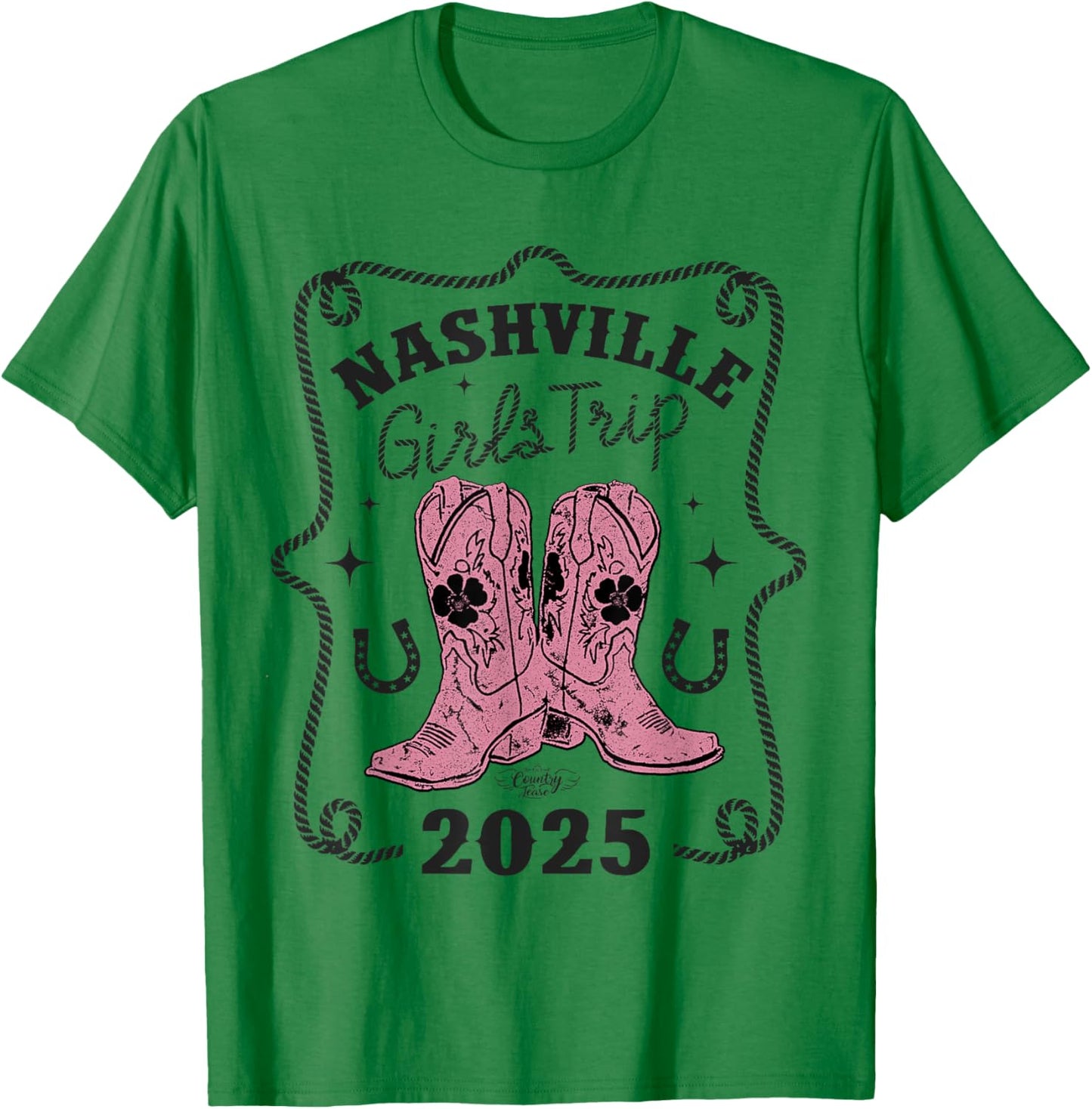 Nashville Girls Trip 2025 Nashville Girls Trip T-Shirt - T-Shirt | Irish Green