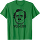 Edgar Allan Poe Poe-Tato Funny Food Pun T-Shirt - T-Shirt | Irish Green