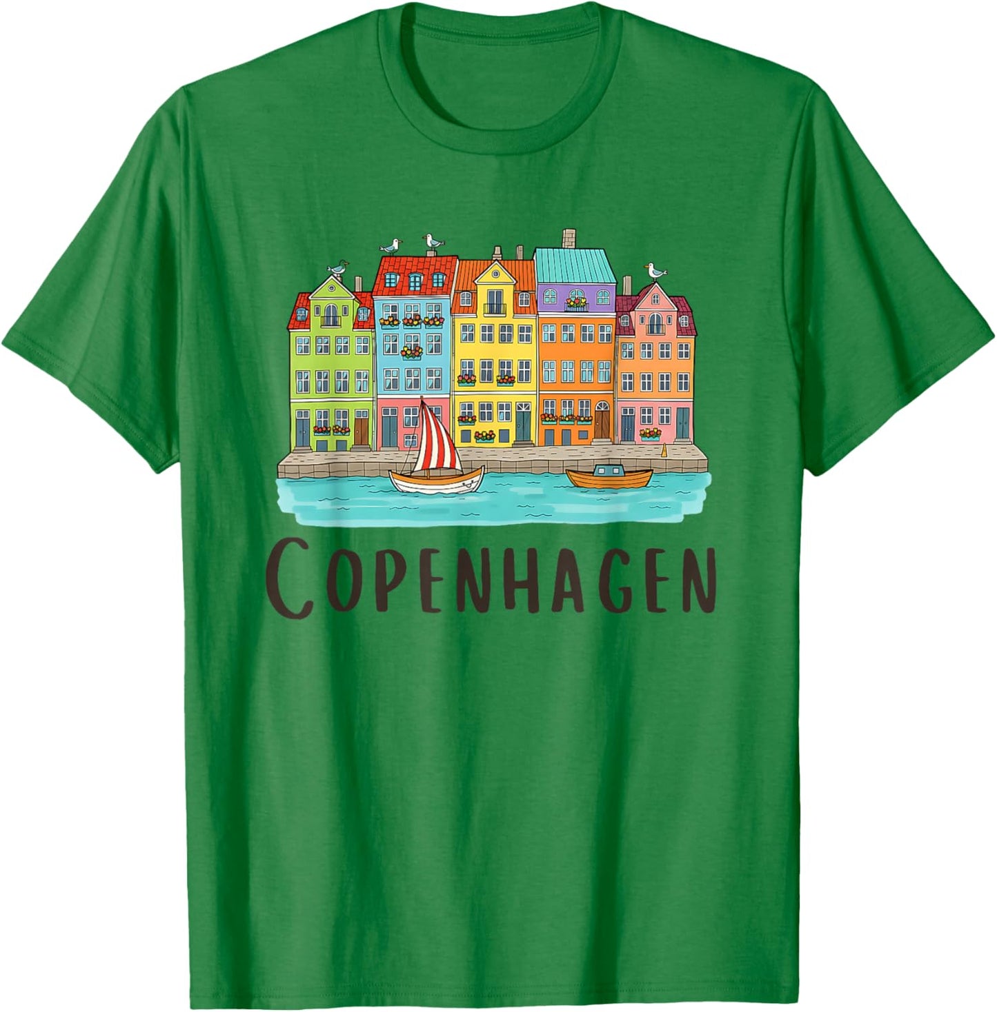Copenhagen Denmark/Copenhagen T-Shirt - T-Shirt | Irish Green