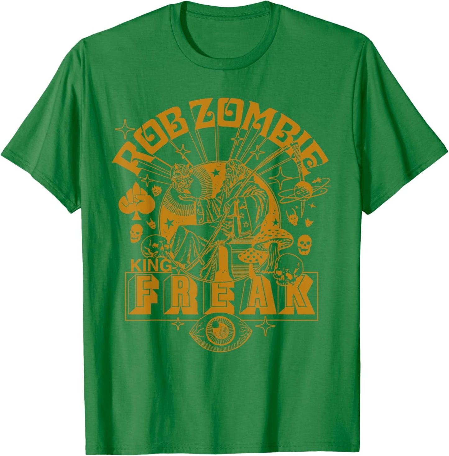 Rob Zombie – King Freak T-Shirt - T-Shirt | Irish Green