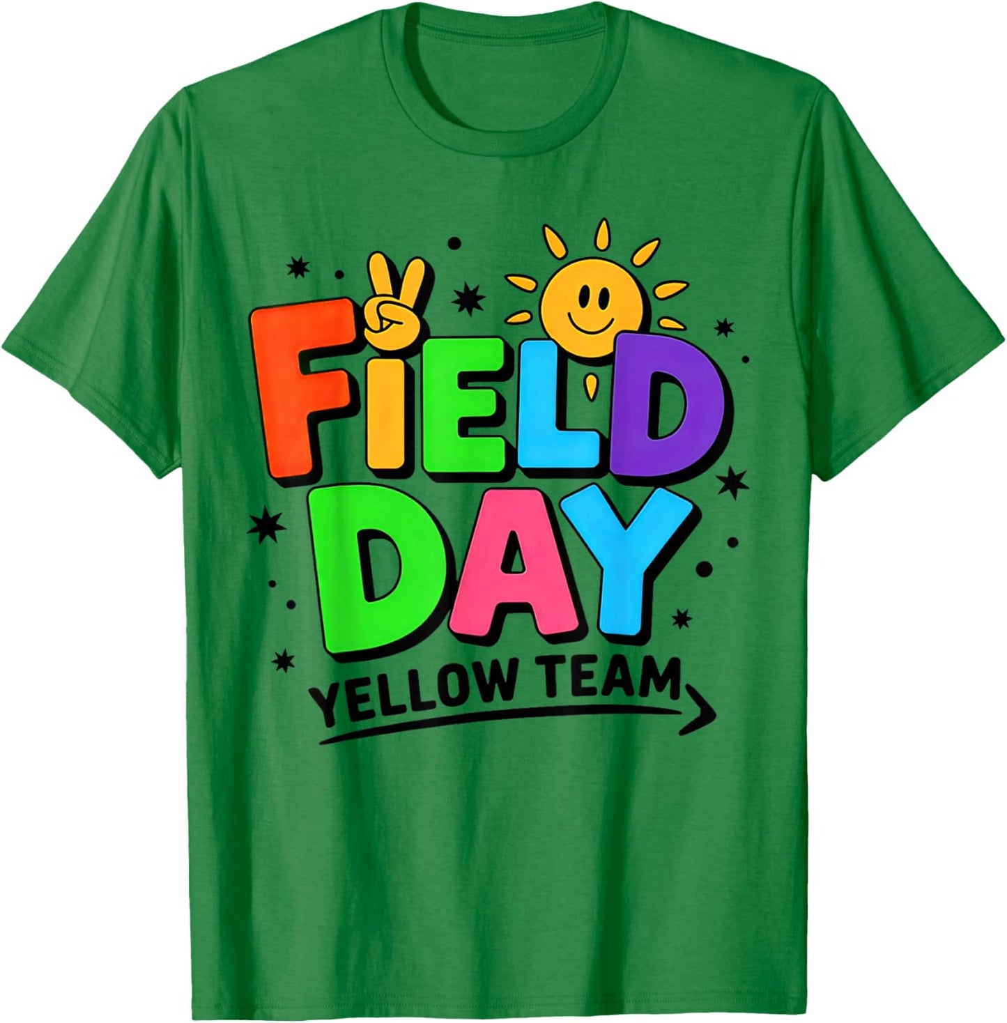 Field Day Yellow Team T-Shirt - T-Shirt | Irish Green