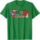 Mawmaw Claus Christmas Pajama Santa Claus Family Matching T-Shirt - T-Shirt | Irish Green