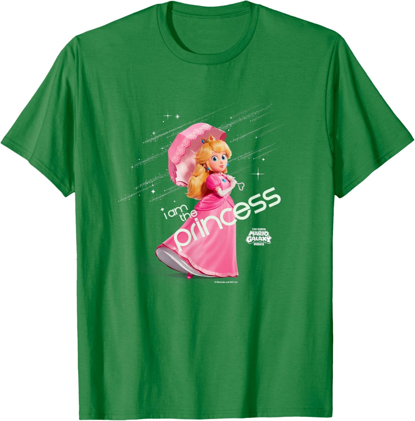 The Super Mario Galaxy Movie Princess Peach Elegance T-Shirt - T-Shirt | Irish Green