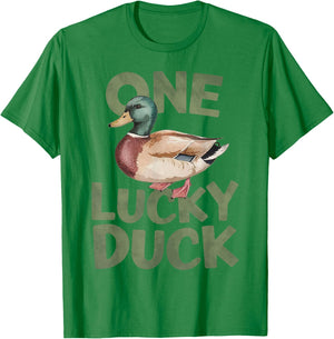 One Lucky Duck T-Shirt - T-Shirt | Irish Green