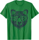 Baby Bear Face Sunglasses Print Mother's Day T-Shirt - T-Shirt | Irish Green