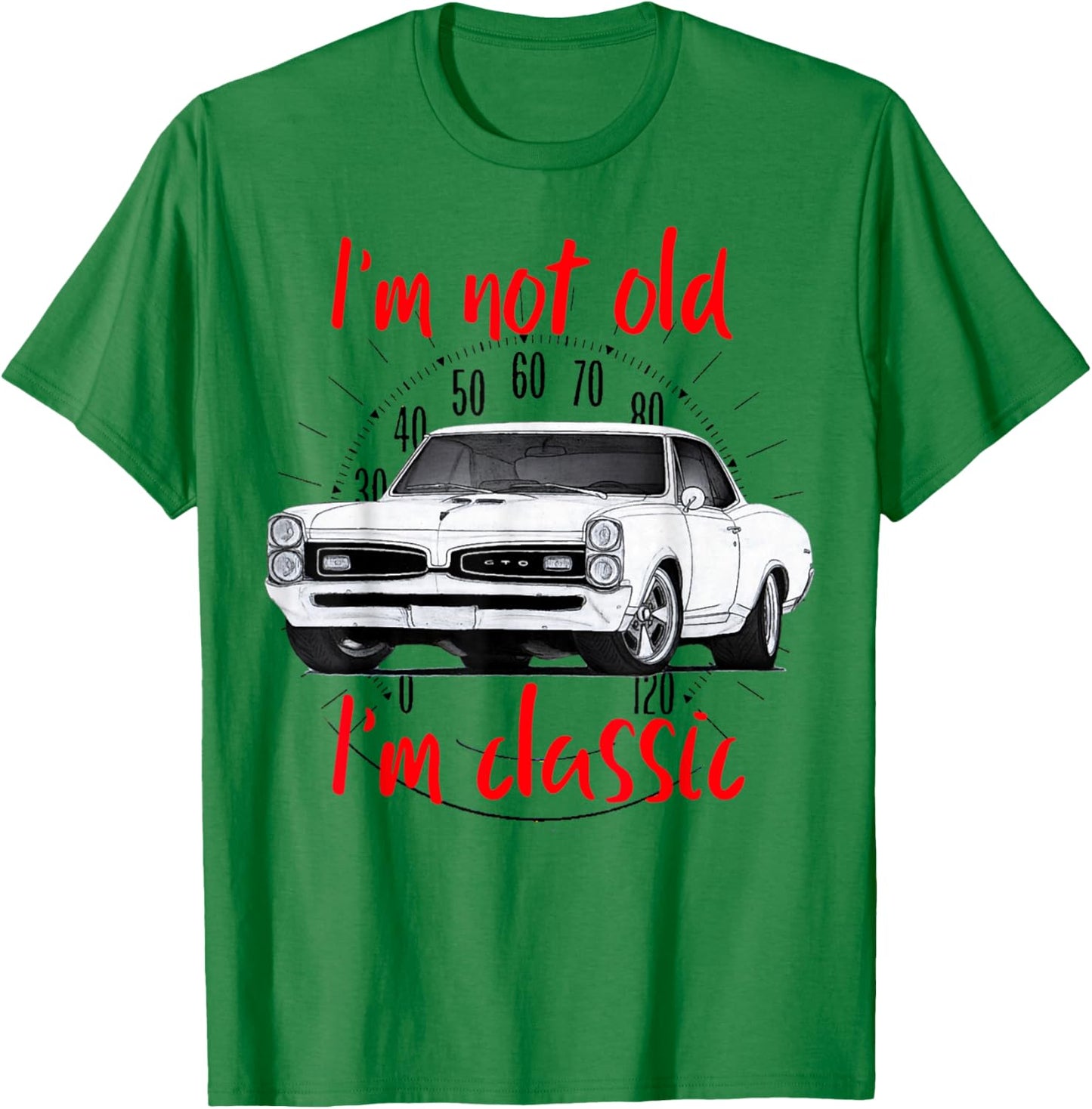 1967 67 GTO Classic Car Old School Muscle Car T-Shirt - T-Shirt | Irish Green