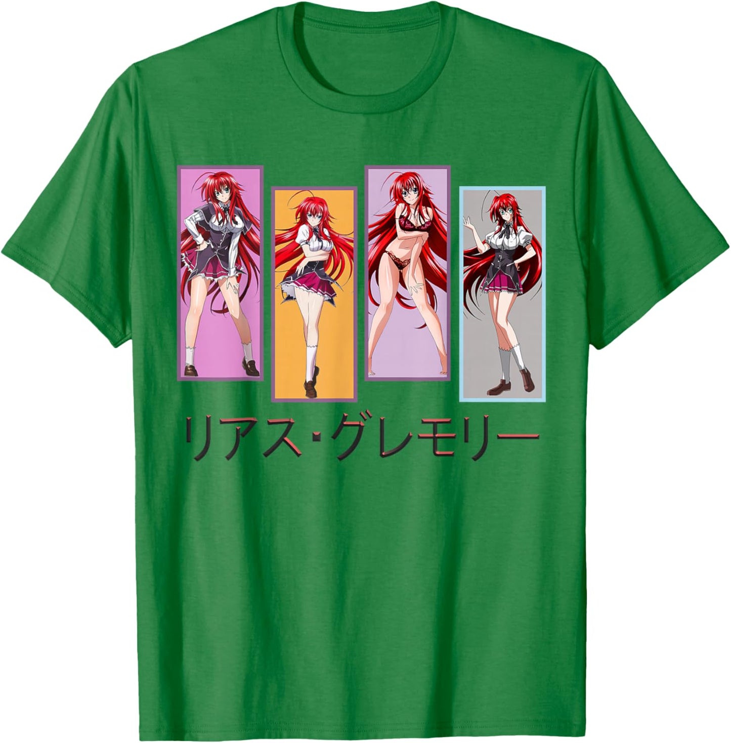 Design Anime for Rias Gremory T-Shirt - T-Shirt | Irish Green